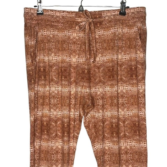 Kate Quinn Bamboo Coll. Size M Pull On Pants Joggers Stretch Drawstring Waist - Picture 2 of 8